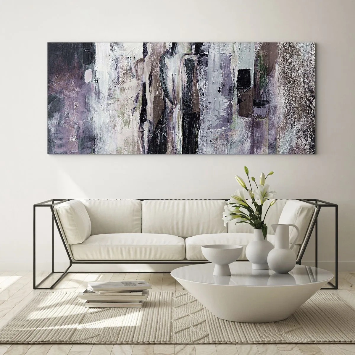 Obraz na skle - Tajemná trojice - 140x50 cm