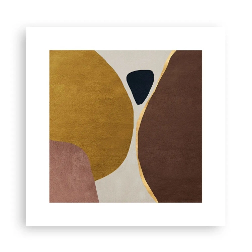 Plakát - Abstrakce – místo v prostoru - 30x30 cm