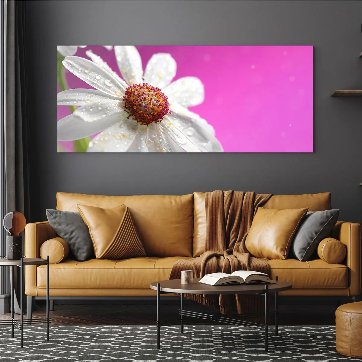Obraz na skle - Skromný ve své kráse - 100x40 cm