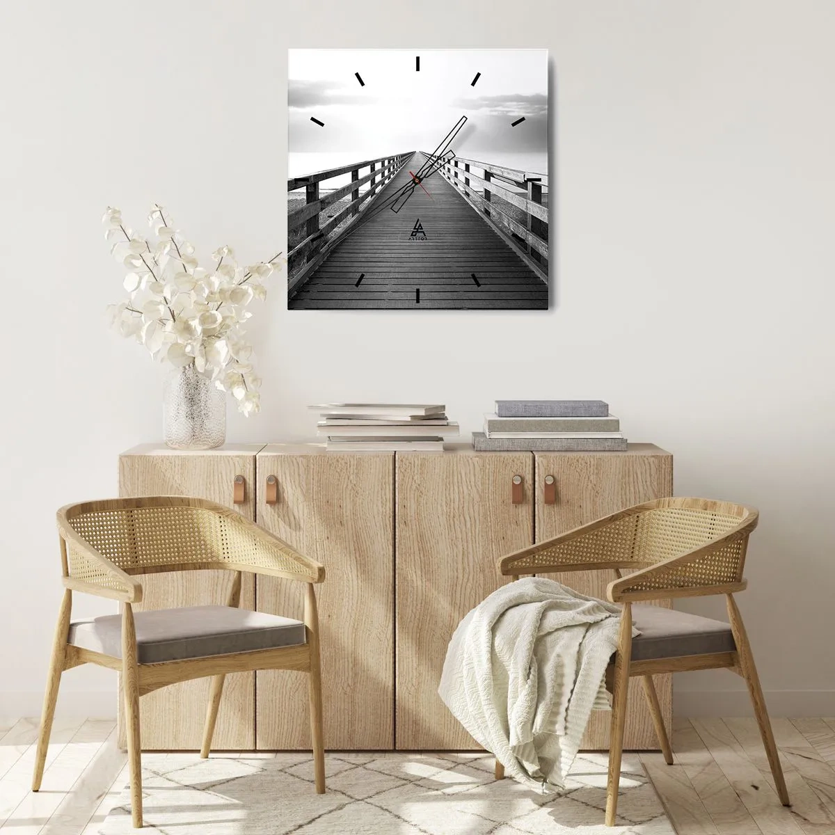 Nástěnné hodiny - Do dálky… - 30x30 cm