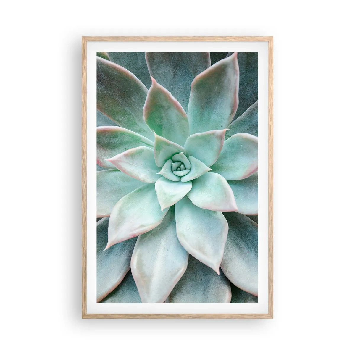 Plakát v rámu světlý dub - Srdce pouště - 61x91 cm