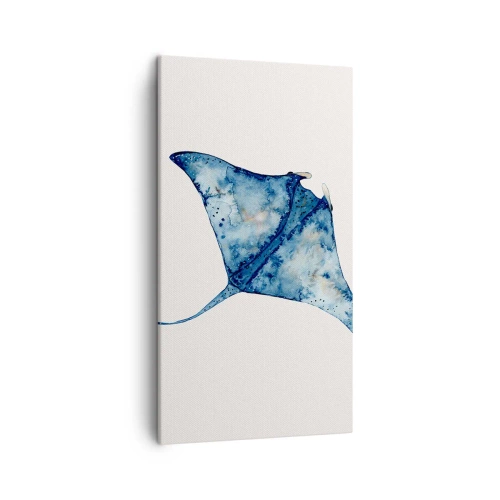 Obraz na plátně - Život v modři - 45x80 cm