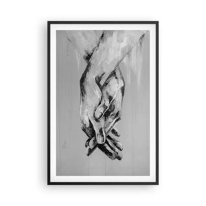 Plakát v černém rámu - Začátek… - 61x91 cm