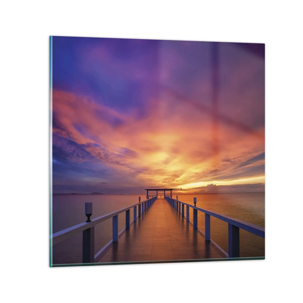 Obraz na skle - Bez konce - 40x40 cm