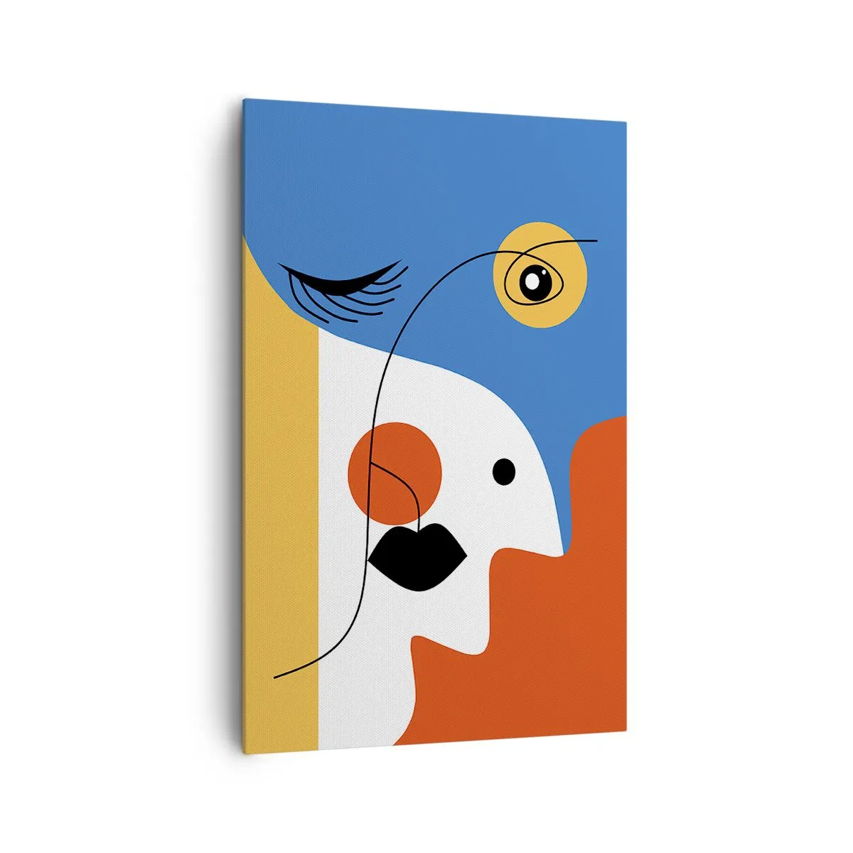 Obraz na plátně - Portrét: dekonstrukce - 80x120 cm