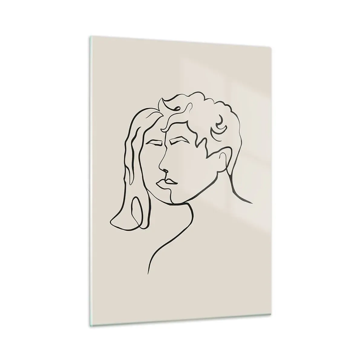 Obraz na skle - A byla jednota - 50x70 cm