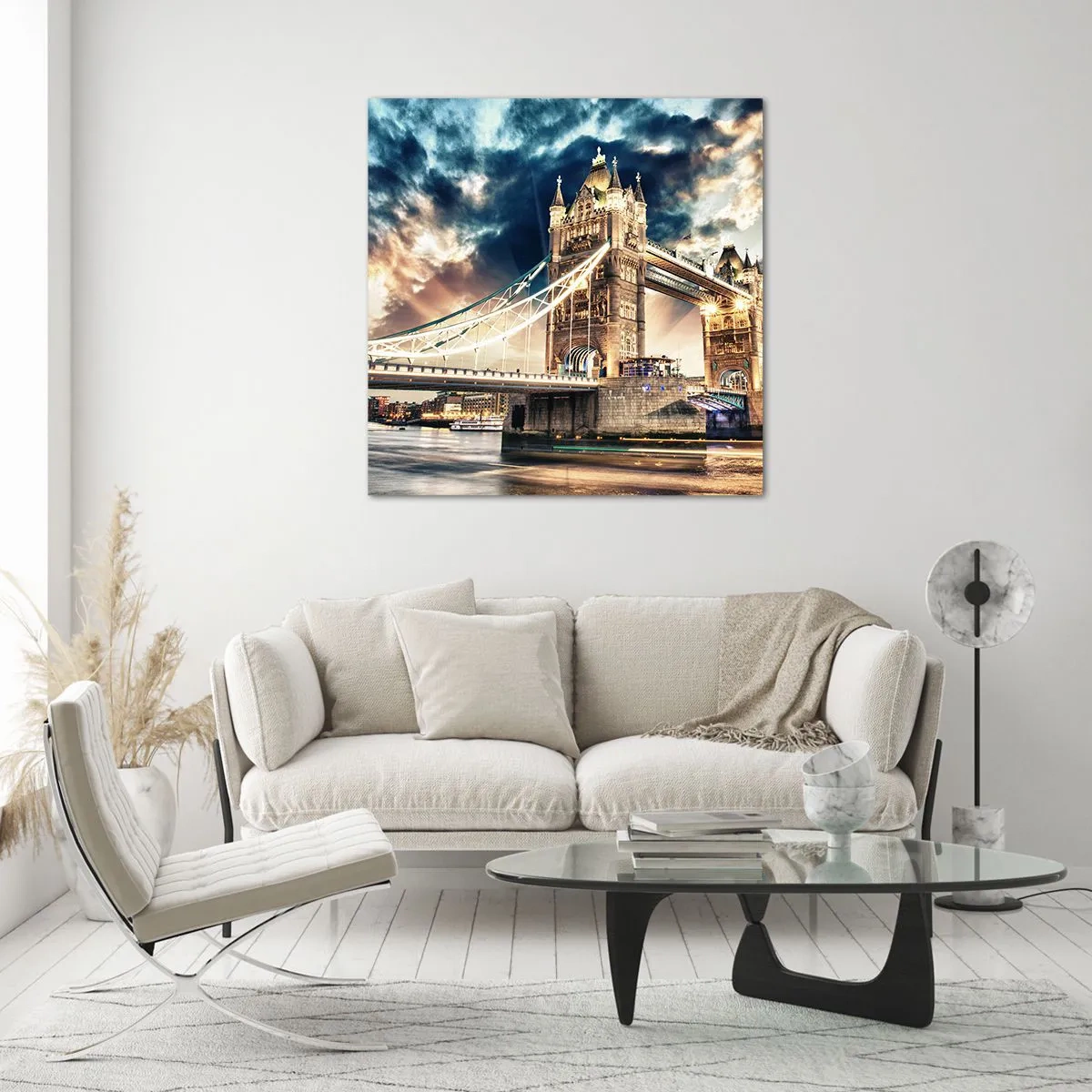 Obraz na skle - Pomník viktoriánského impéria - 40x40 cm