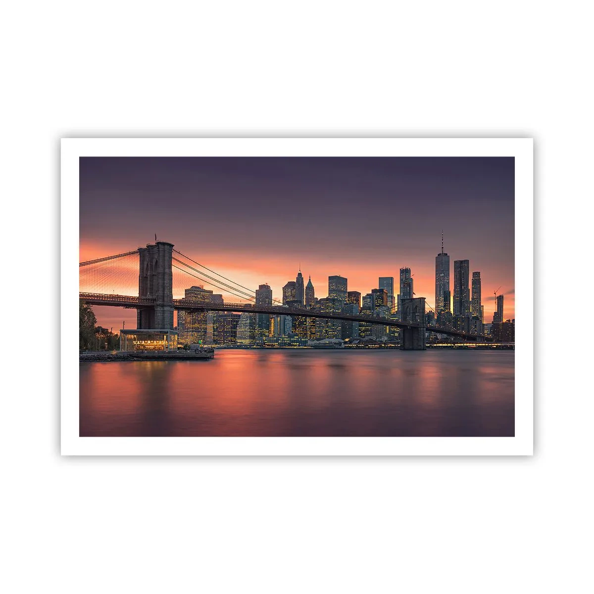 Plakát - Ponořené do liliového ticha - 91x61 cm