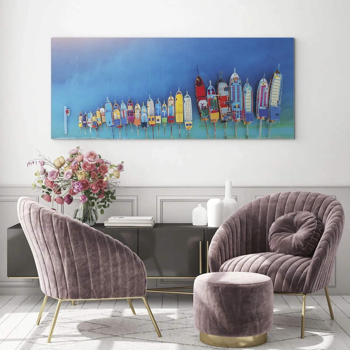 Obraz na skle - Z ptačí perspektivy - 90x30 cm