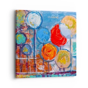 Obraz na plátně - Zázraky na tyči - 40x40 cm