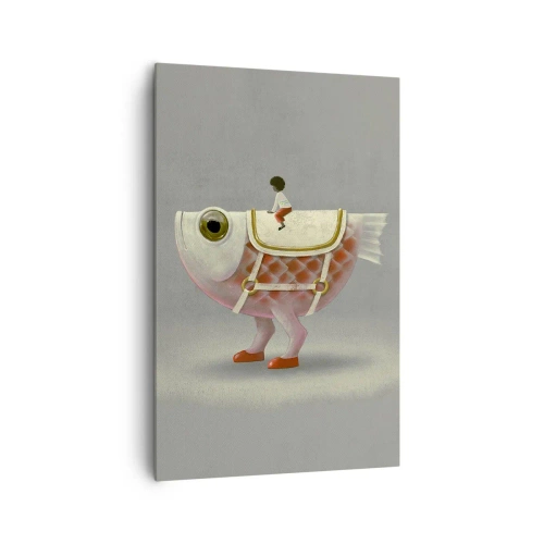 Obraz na plátně - Rybí jezdec - 80x120 cm