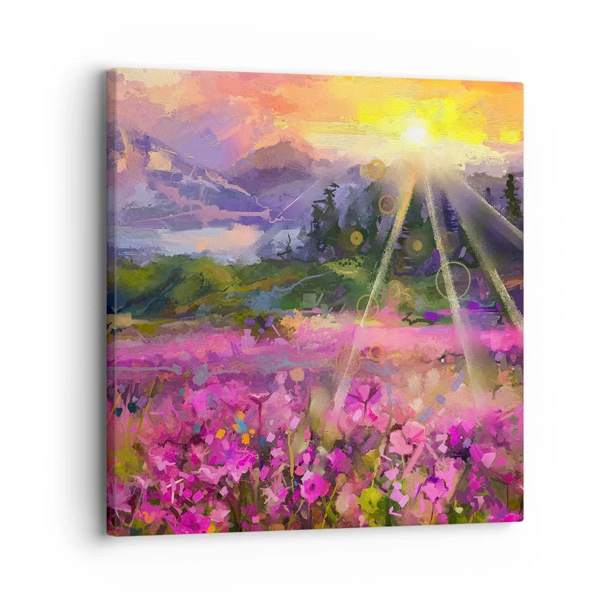 Obraz na plátně - V údolí v péči slunce - 30x30 cm