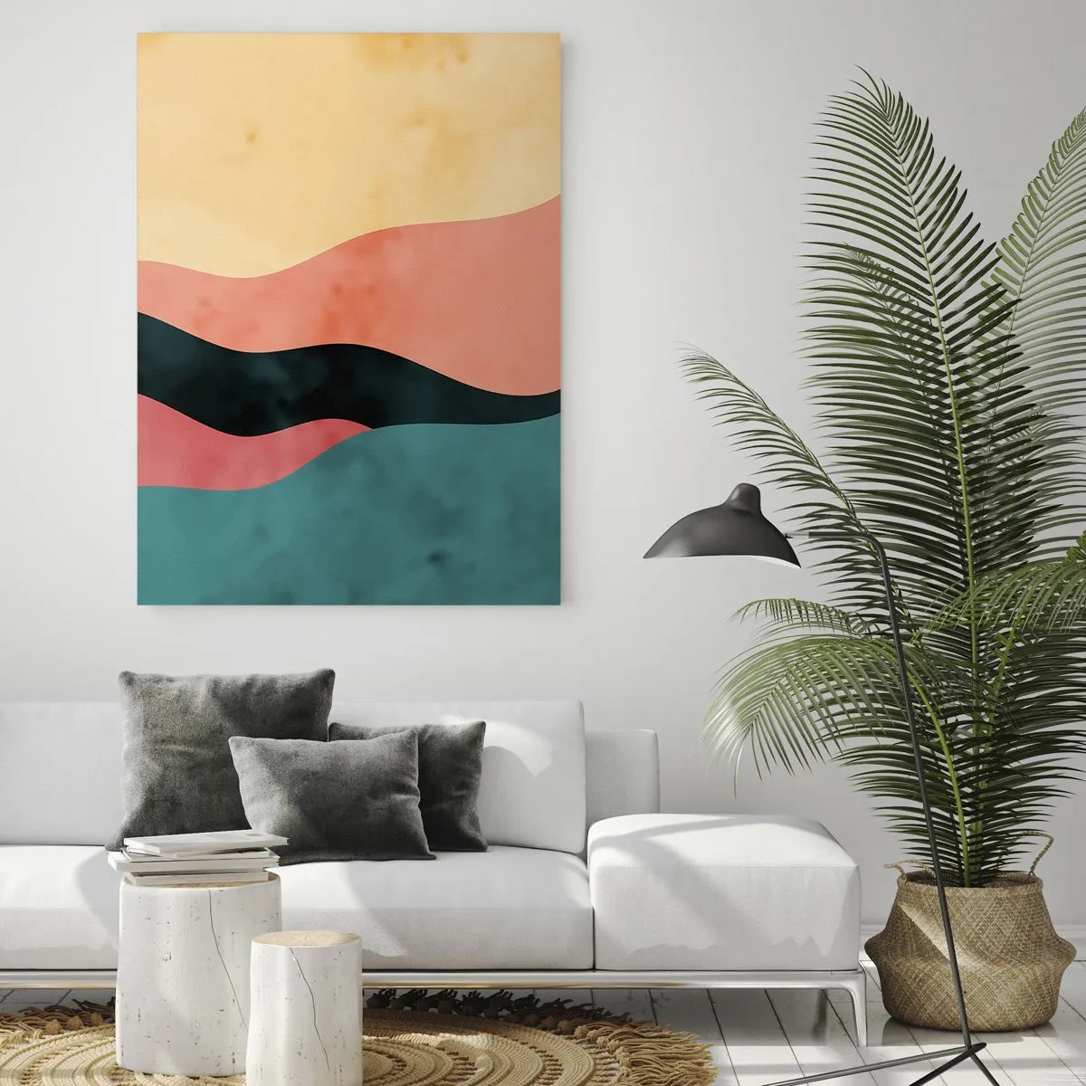 Obraz na skle - Kompatibilní nesoulad - 50x70 cm