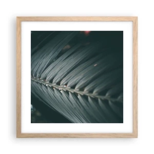 Plakát v rámu světlý dub - Přesnost přírody - 40x40 cm