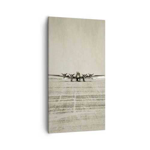 Obraz na plátně - Jako vždy připraven - 55x100 cm