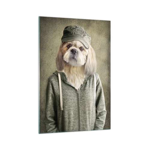 Obraz na skle - Mám raději klídek - 70x100 cm