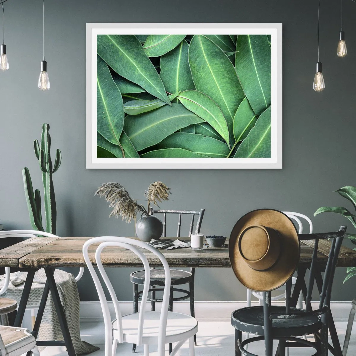 Plakát v bílém rámu - Šťavnaté a svěží - 70x50 cm