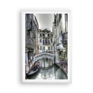 Plakát v bílém rámu - Od staletí v tichém zamyšlení - 61x91 cm