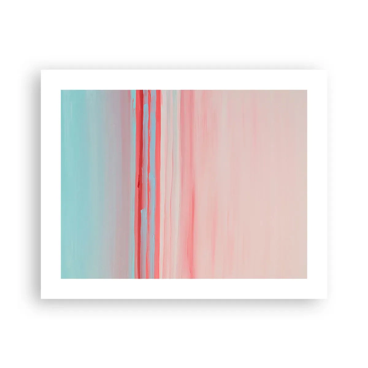 Plakát - Abstrakce za úsvitu - 50x40 cm