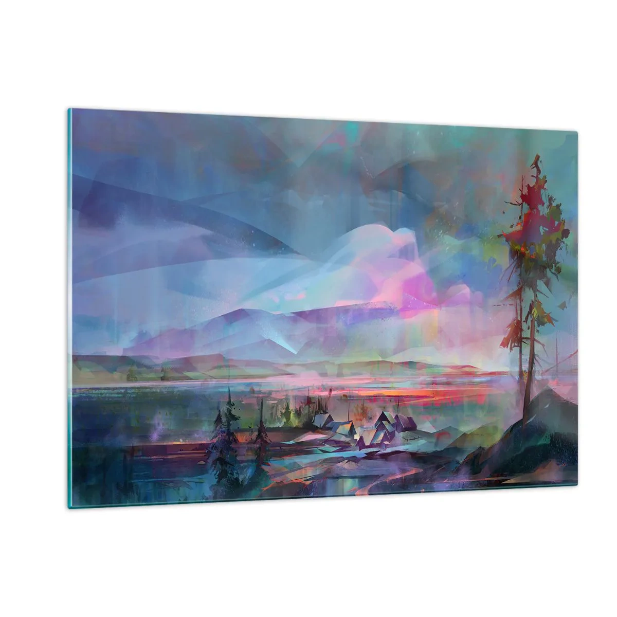 Obraz na skle - Pod přátelským nebem - 120x80 cm