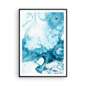 Plakát v černém rámu - Modrý koncert - 70x100 cm