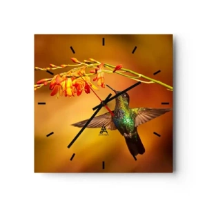 Nástěnné hodiny - Posel světla podle Májů - 30x30 cm