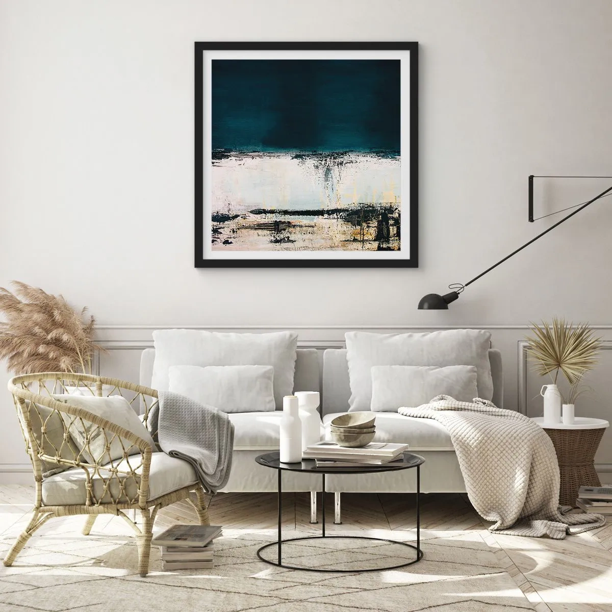 Plakát v černém rámu - Horizontální kompozice - 60x60 cm