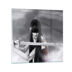 Obraz na skle - Krásná a nebezpečná - 70x70 cm