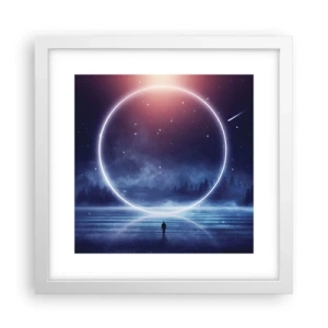 Plakát v bílém rámu - Už jsou tady… - 30x30 cm