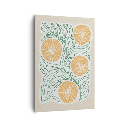 Obraz na plátně - Etnický s abstraktním nádechem - 70x100 cm