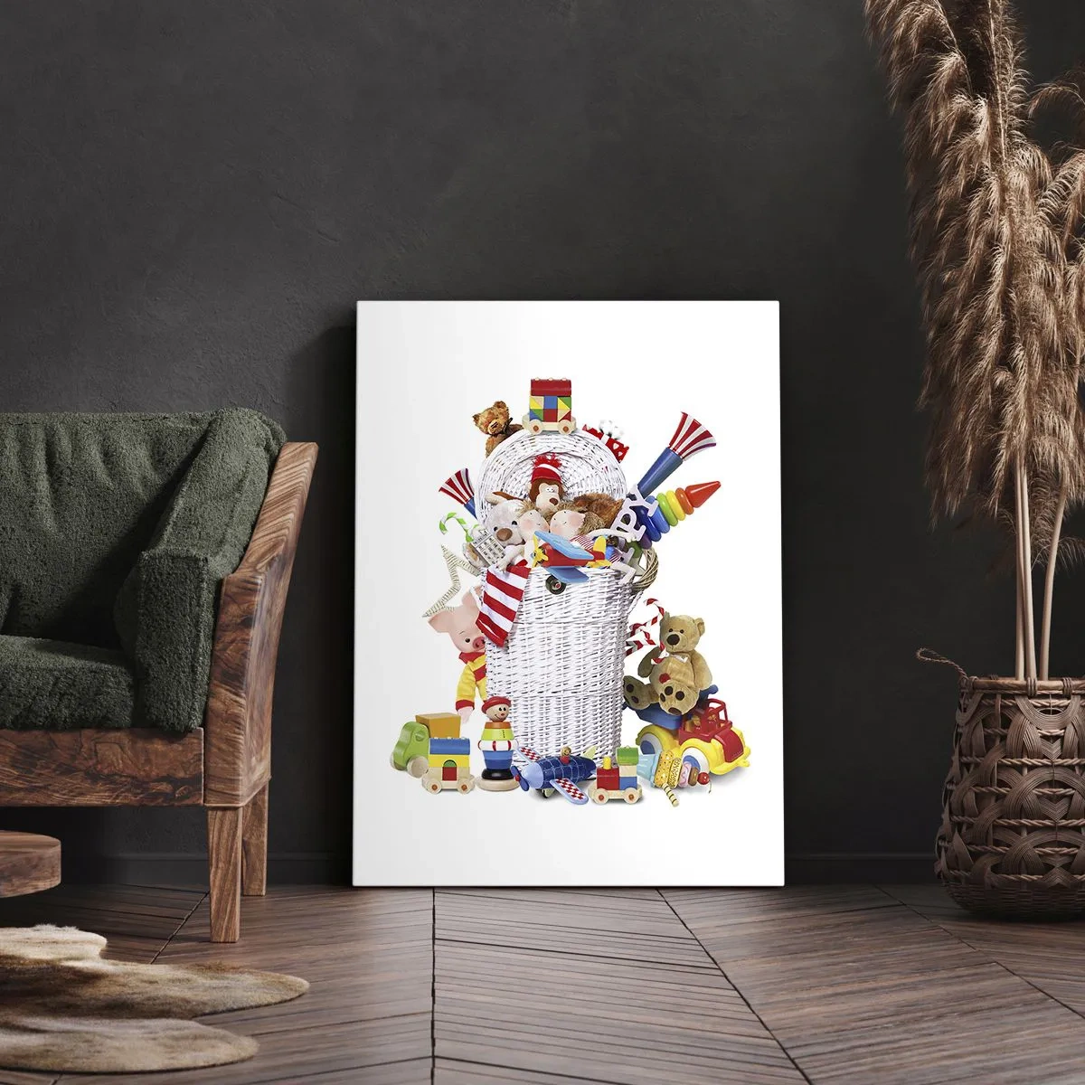 Obraz na plátně - Poklady děťátka - 45x80 cm