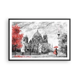 Plakát v černém rámu - Berlínské setkání - 91x61 cm