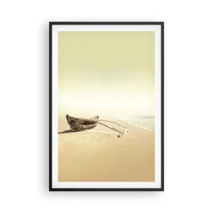 Plakát v černém rámu - Vzpomínka na jižní moře - 61x91 cm