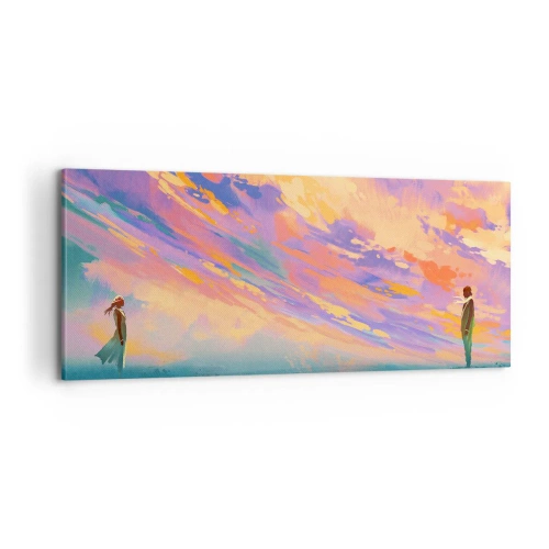 Obraz na plátně - Síla přitažlivosti - 100x40 cm