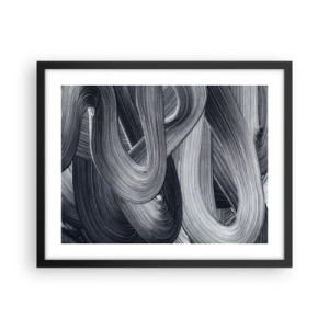 Plakát v černém rámu - Plynulost reality - 50x40 cm