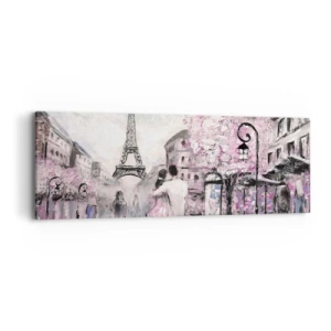 Obraz na plátně - Když se zamilovat, tak jenom v… - 90x30 cm