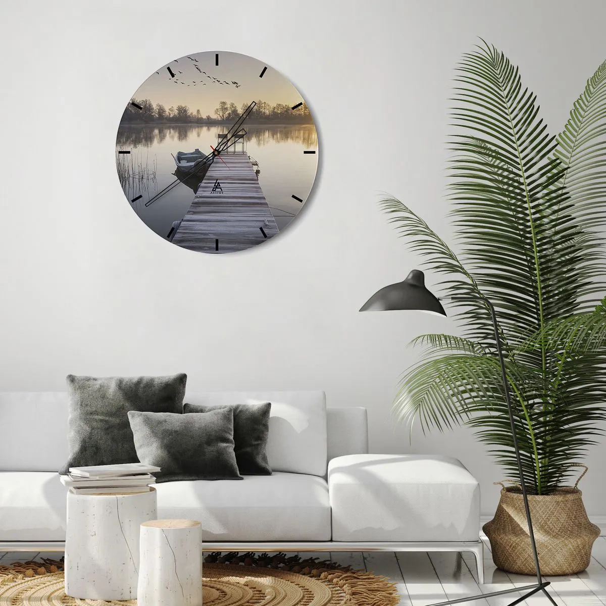 Nástěnné hodiny - Časem se vrátím - 30x30 cm