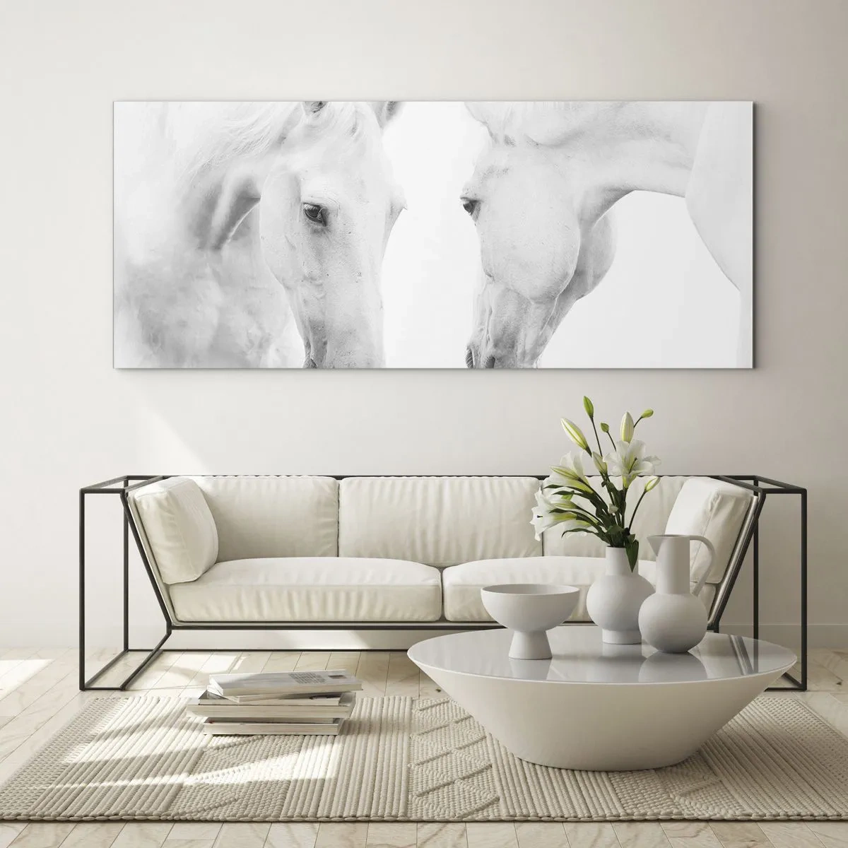 Obraz na skle - Je to přátelství…? - 160x50 cm