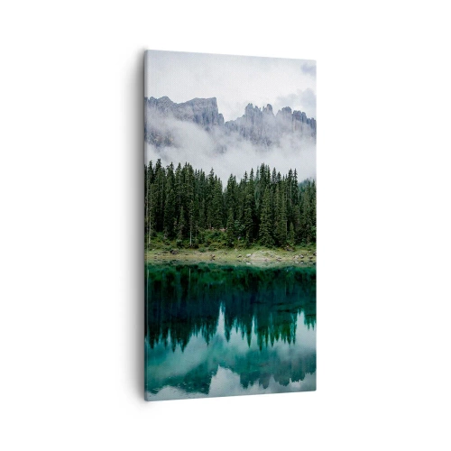 Obraz na plátně - Tiše, tiše, neprobuďme spící vodu…. - 55x100 cm