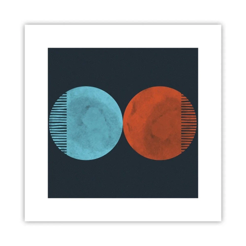 Plakát - Pouze geometrie? - 30x30 cm