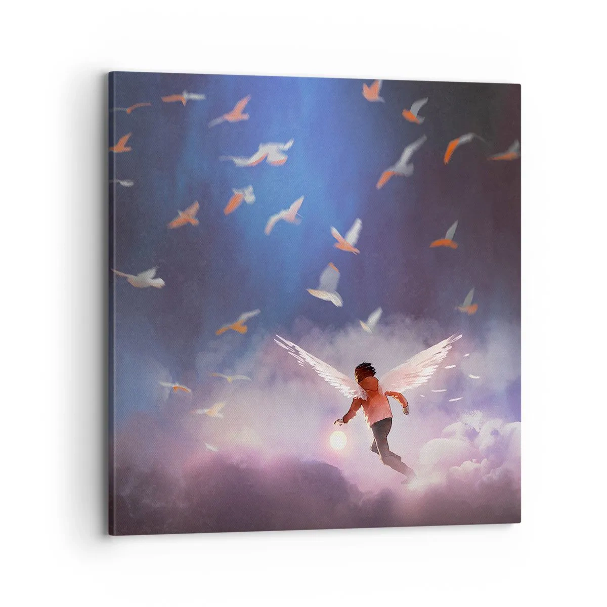 Obraz na plátně - Je třeba mít odvahu a představivost - 70x70 cm