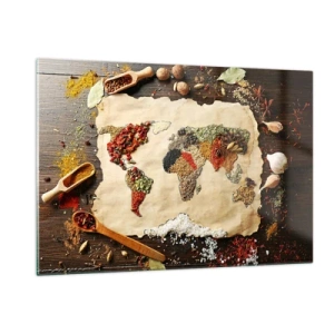 Obraz na skle - Všechny chutě světa - 120x80 cm