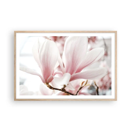 Plakát v rámu světlý dub - Nesmírnost něžnosti - 91x61 cm