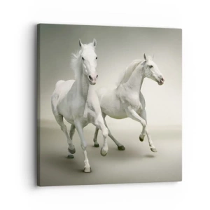 Obraz na plátně - White power! - 30x30 cm