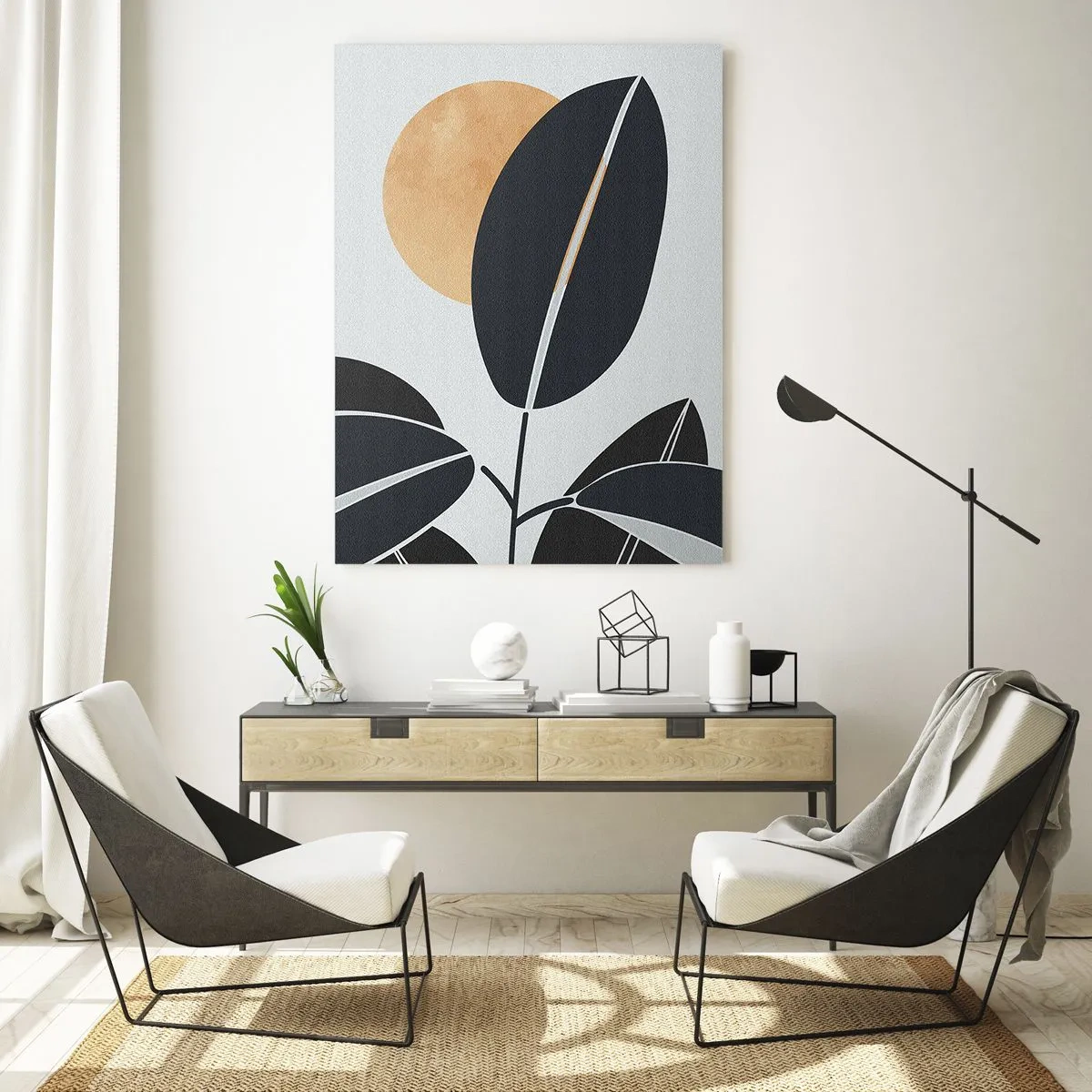 Obraz na skle - Den horkého léta - 50x70 cm
