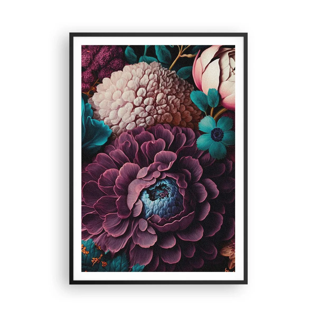 Plakát v černém rámu - Úroda přírody - 70x100 cm