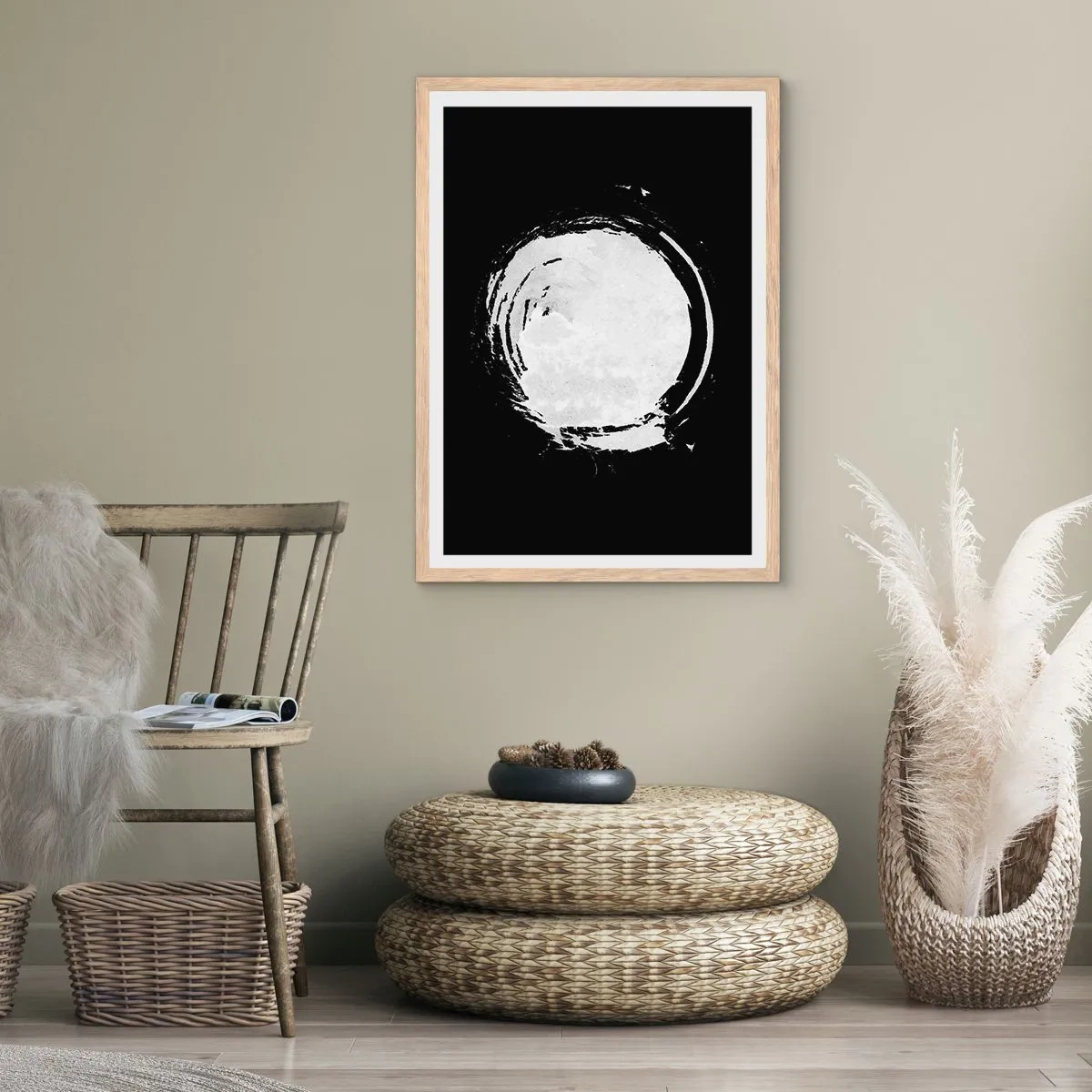 Plakát v rámu světlý dub - Správné řešení - 61x91 cm