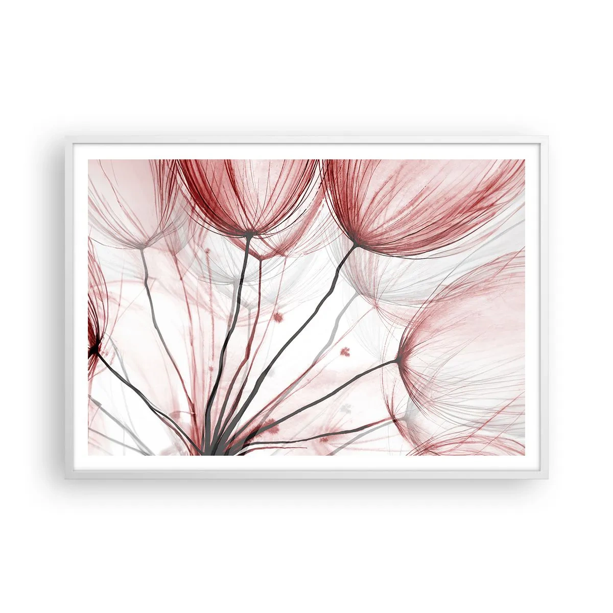 Plakát v bílém rámu - Před odletem - 100x70 cm