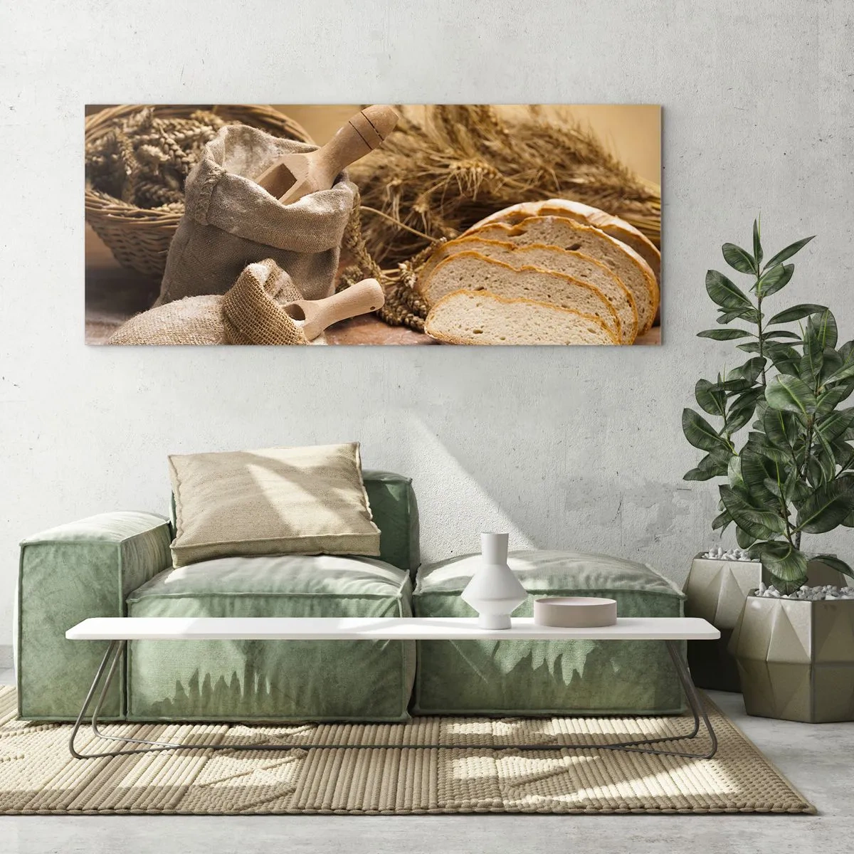 Obraz na skle - Jako utnout nožem - 160x50 cm