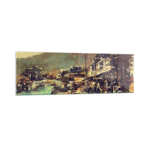 Obraz na skle - Život jako bohatství šedi - 160x50 cm